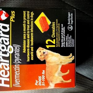Heartgard Heartworm Prevention Dogs 51-100lbs 12ct